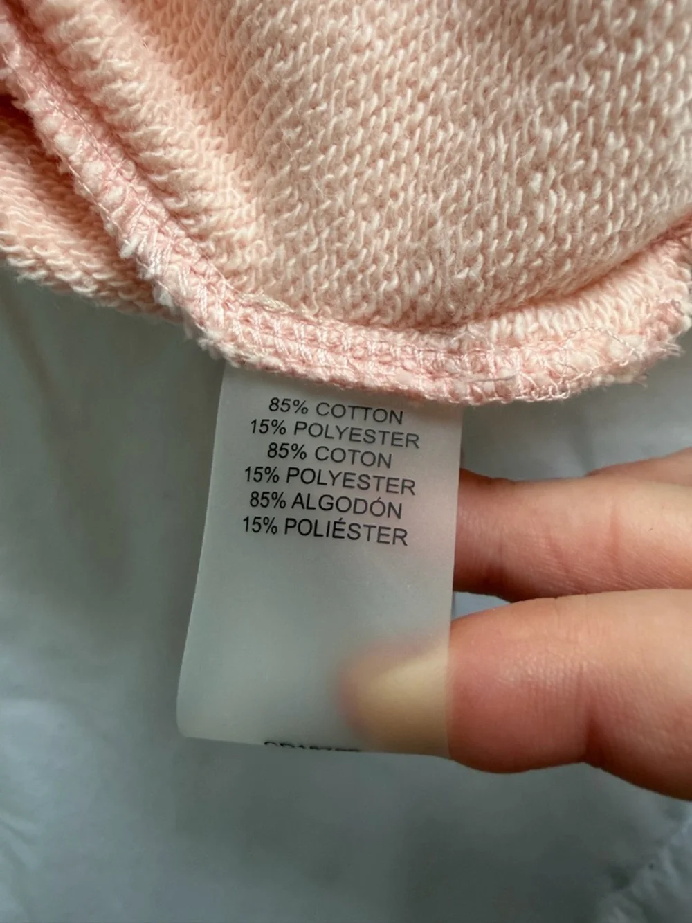 Nicole Miller Blush Pink Short Sleeve Hooded Pullover - Picture 6 of 8